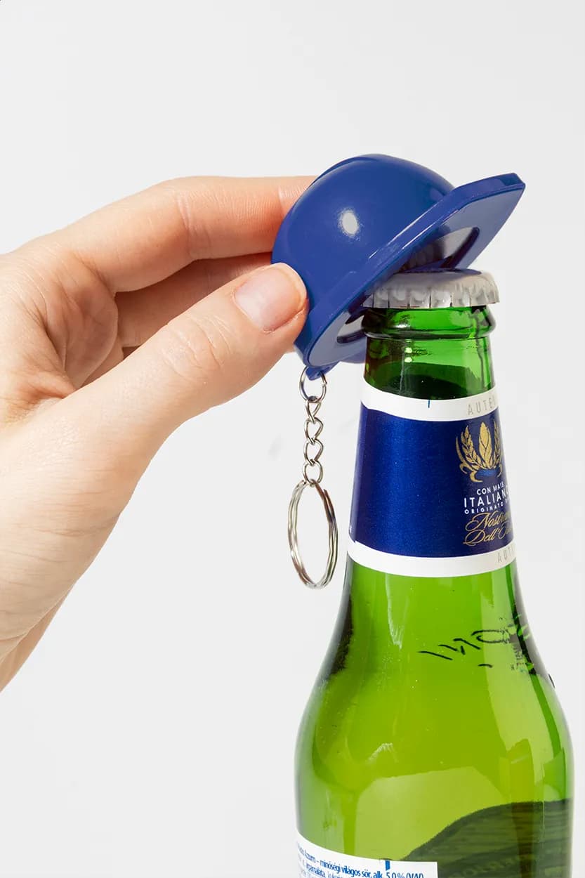 RABS Flaschenöffner mit Schlüsselanhäger - Bobby Pop - blau (-06)
