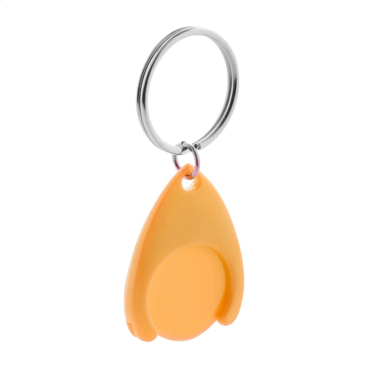 Schlüsselanhänger mit Einkaufswagen-Chip - Nelly - orange (-03)