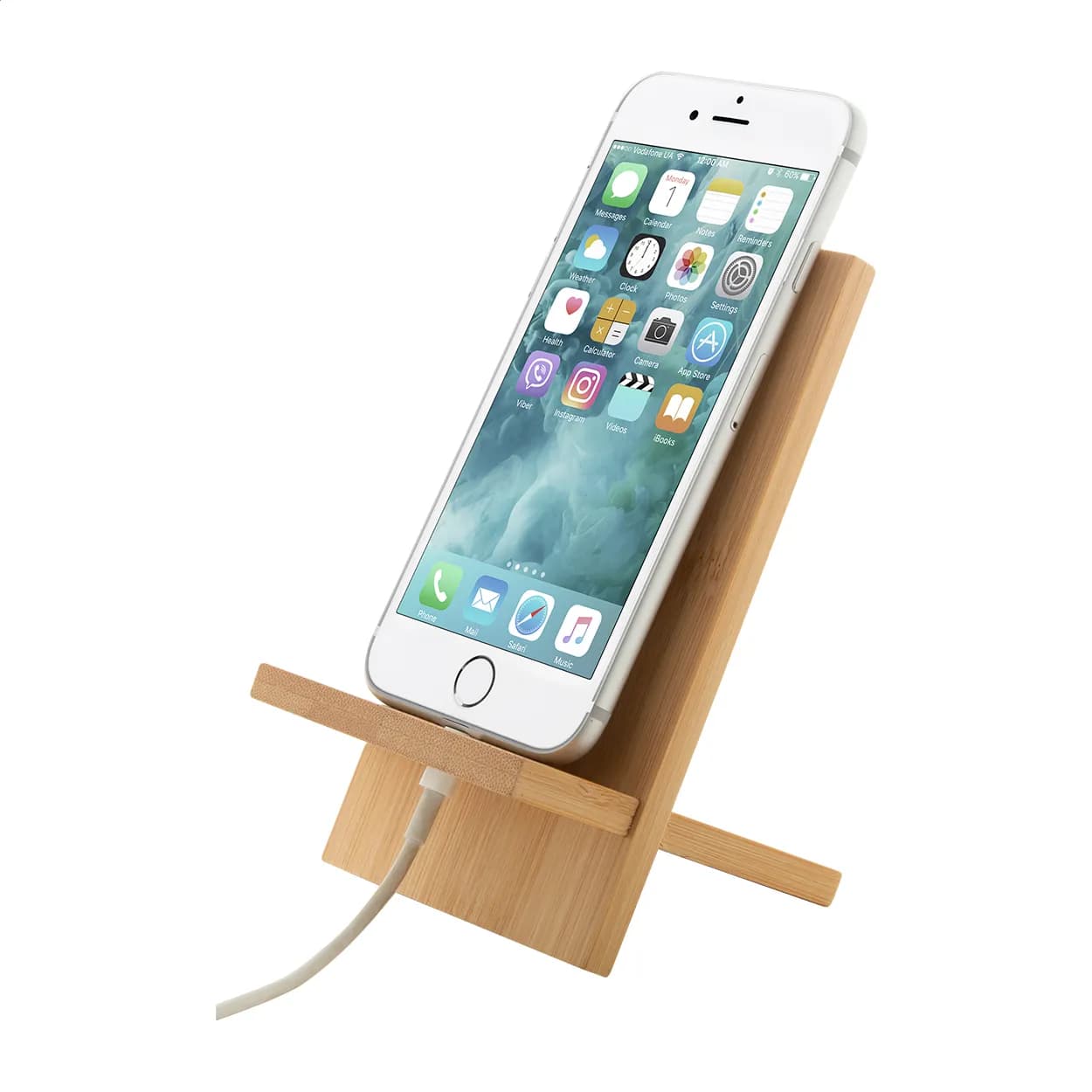 Handyhalter aus Bambus - Gibba - natur