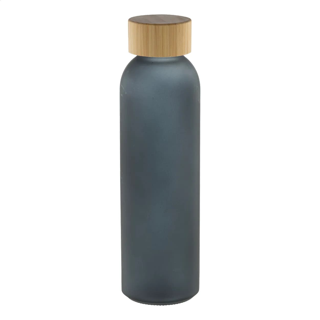 Glas-Trinkflasche - Cloody - schwarz (-10)