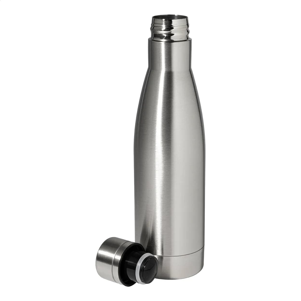 Kupferisolierte Thermoflasche - Koppar - silber (-21)