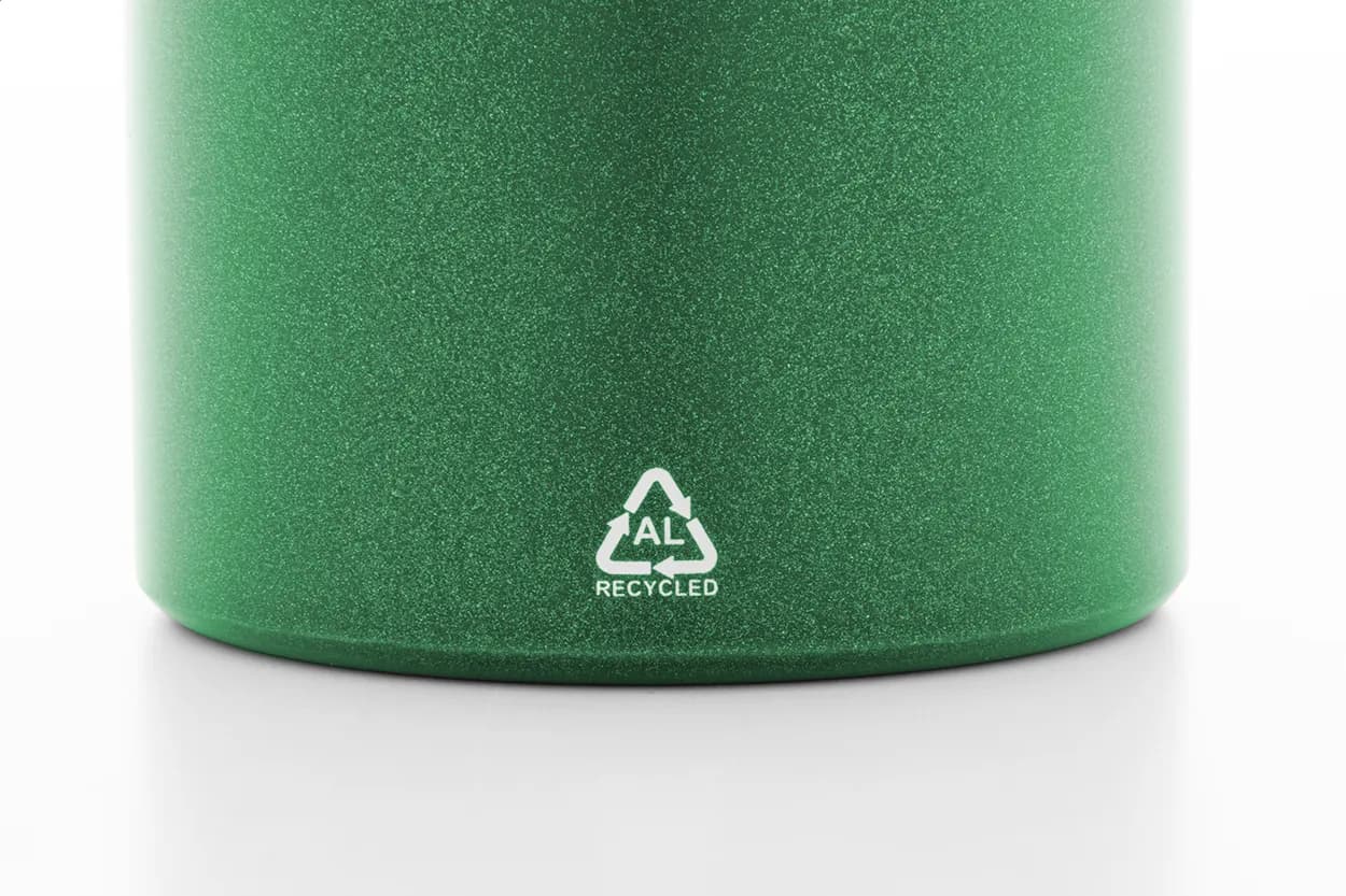 Flasche aus recyceltem Aluminium - Ralusip Plus - grün (-07)