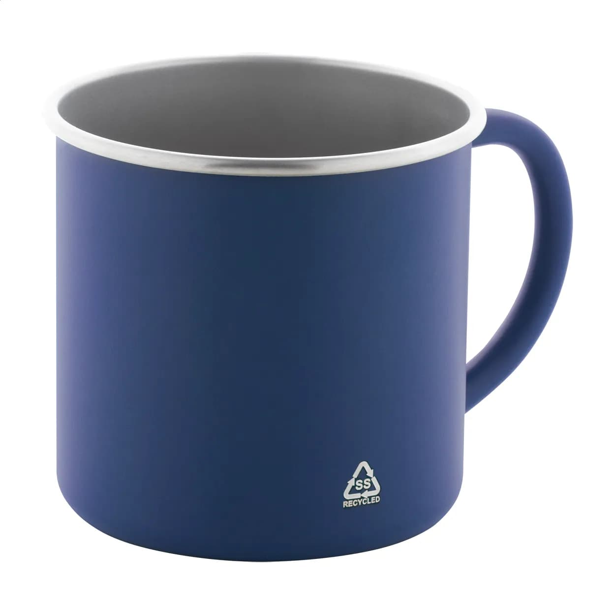 Tasse aus recyceltem Edelstahl - Hossa - blau (-06)