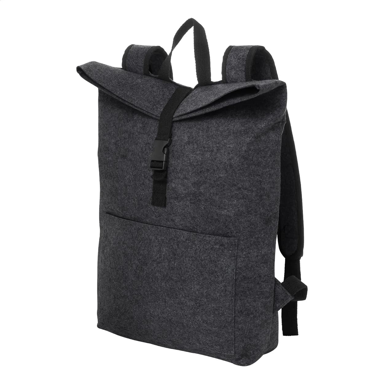 RPET-Filz-Rucksack - Refelt Roll - dunkelgrau (-80)
