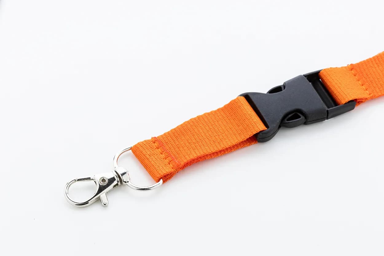 Lanyard aus RPET - Revent Plus - orange (-03)