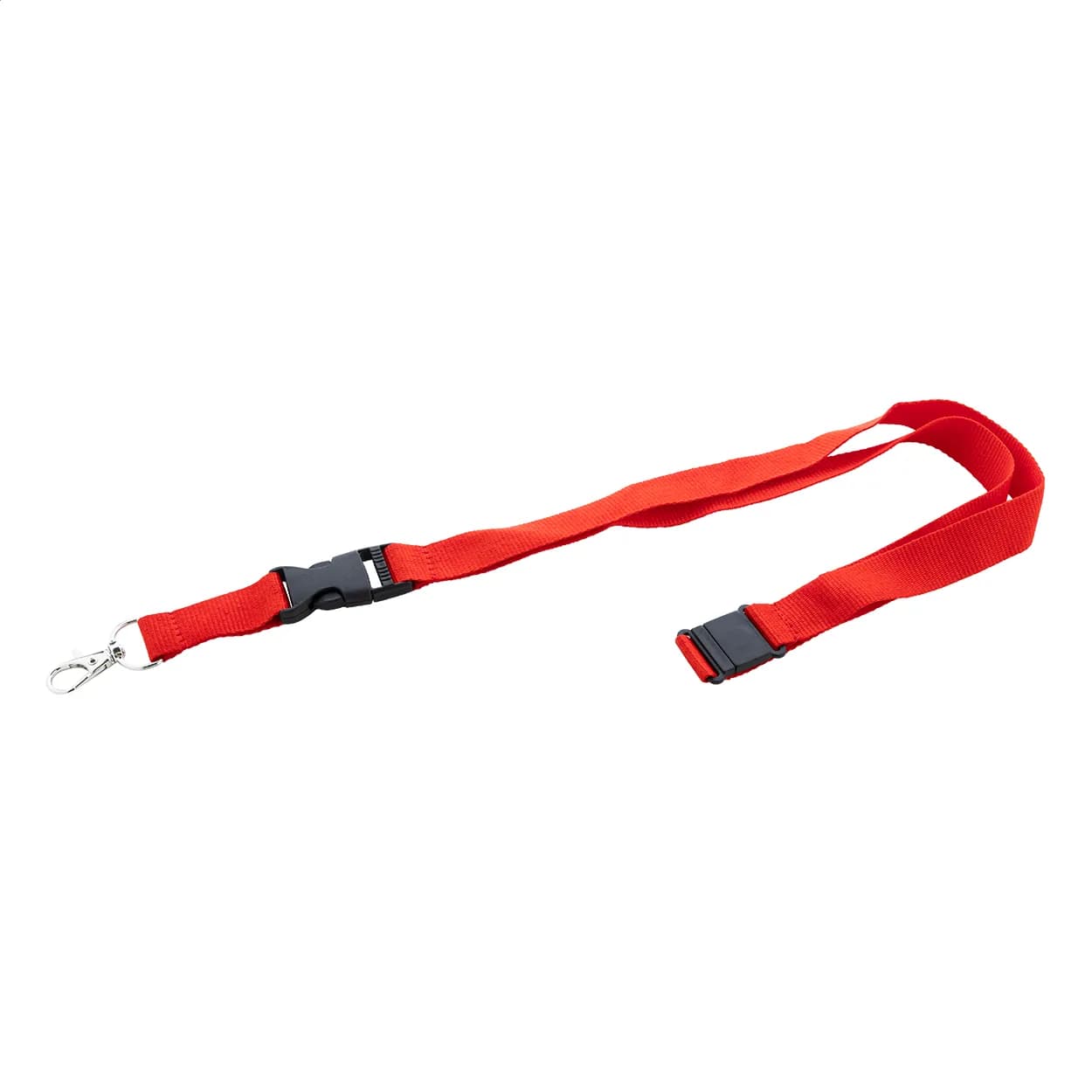 Lanyard aus RPET - Revent Plus - rot (-05)