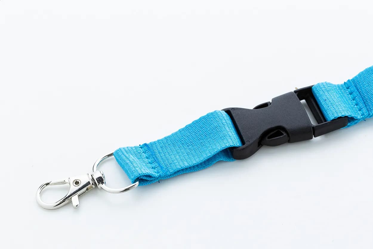 Lanyard aus RPET - Revent Plus - hellblau (-06V)