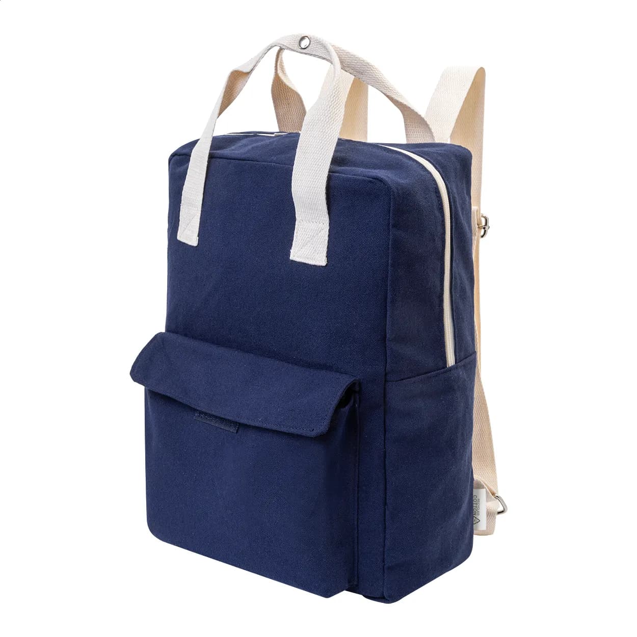 Rucksack aus recyceltem Canvas - Rekan Back - blau (-06)