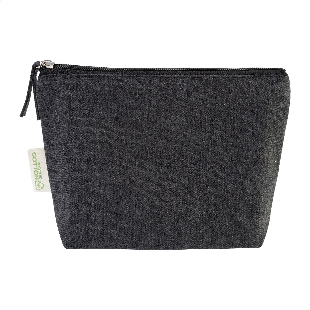 Kosmetiktasche aus recycelter Baumwolle - Cospex - schwarz (-10)