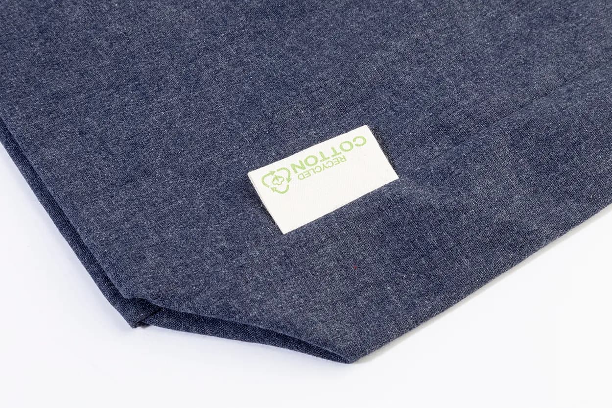 Einkaufstasche aus recycelter Baumwolle - Guspex Hue - dunkelblau (-06A)