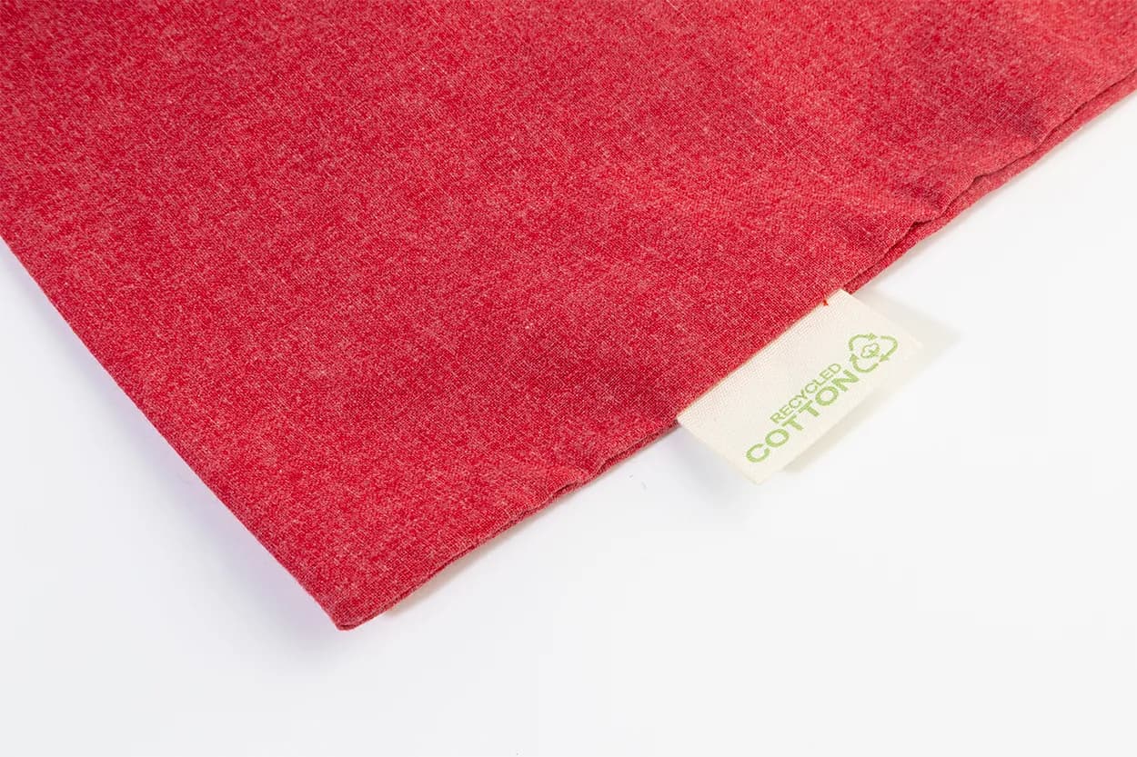 Einkaufstasche aus recycelter Baumwolle - Totepex Hue - rot (-05)