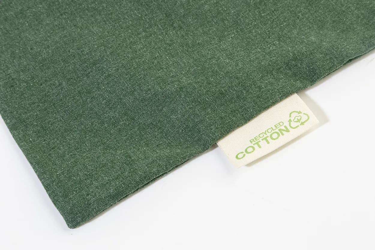 Einkaufstasche aus recycelter Baumwolle - Totepex Hue - grün (-07)