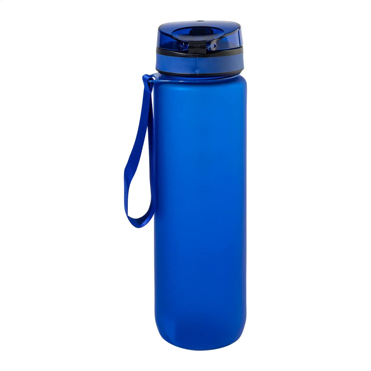 RPET Flasche mit Motivationsanzeige - Sipcount - blau (-06)