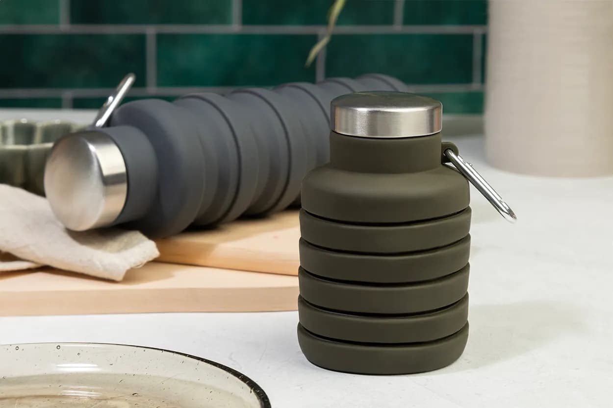 Faltbare Flasche - Colsip - grün (-07)