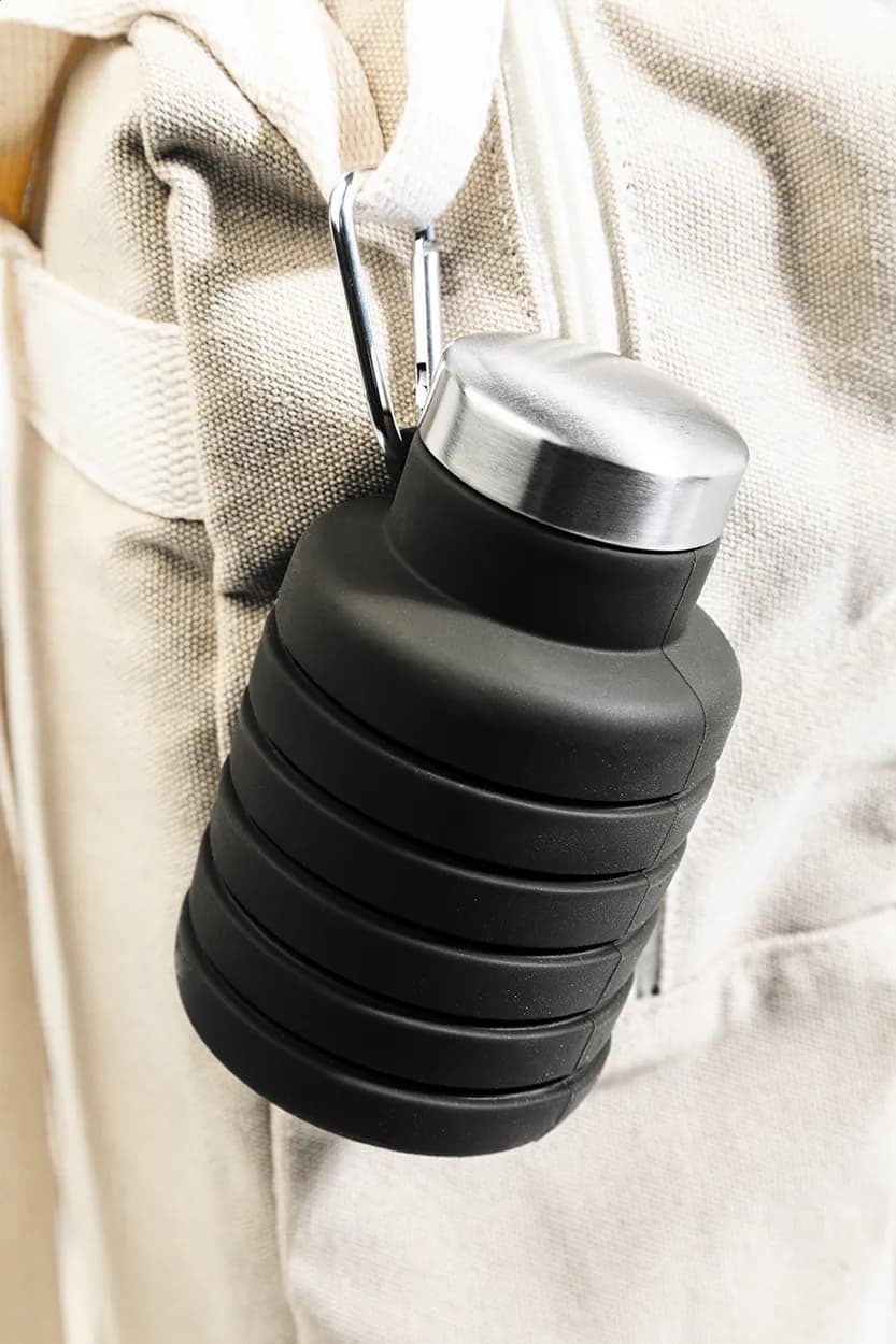 Faltbare Flasche - Colsip - schwarz (-10)