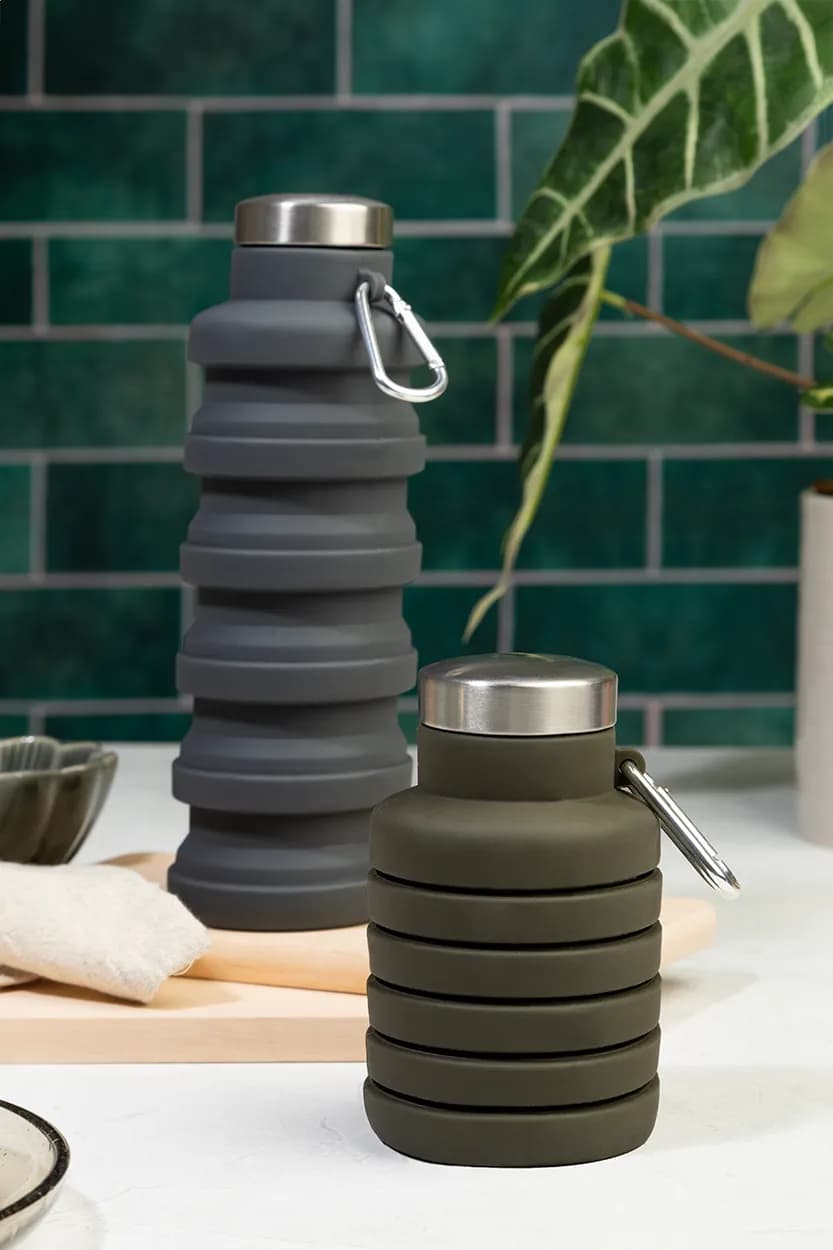 Faltbare Flasche - Colsip - dunkelgrau (-80)