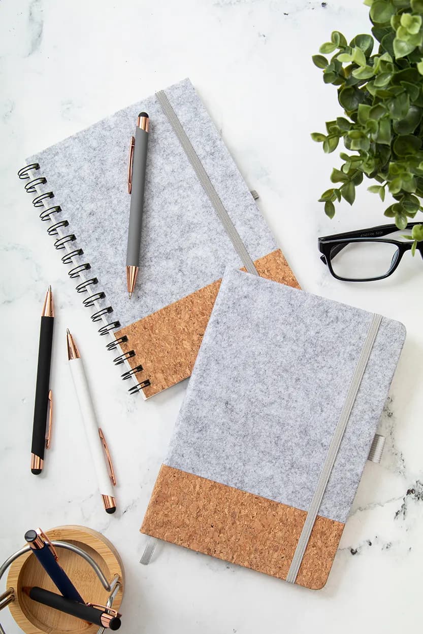 RPET Notizbuch - Corfel - grau (-77)