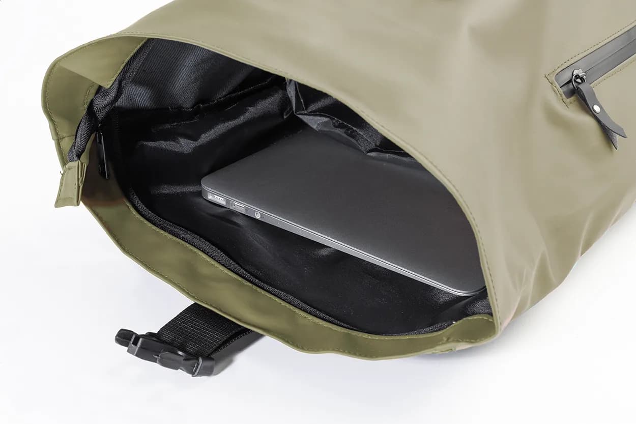 RPET-Rucksack - Cubitt - dunkelgrün (-07A)