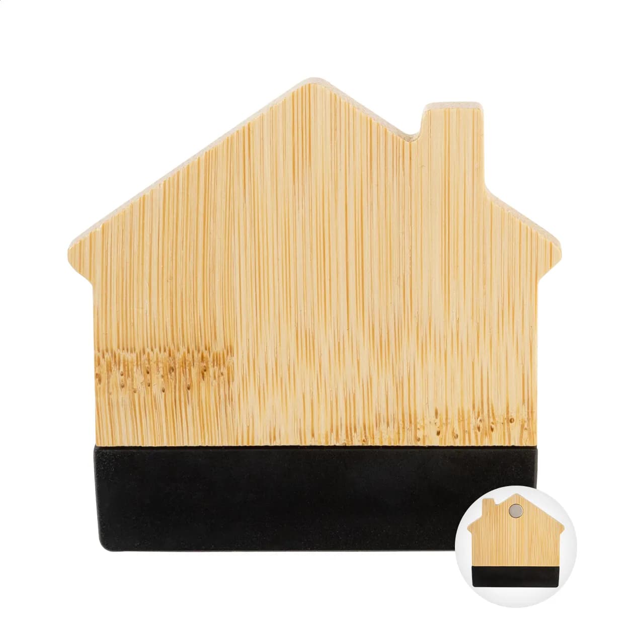 Kühlschrankmagnet mit Notizklammer - CasaClip - natur