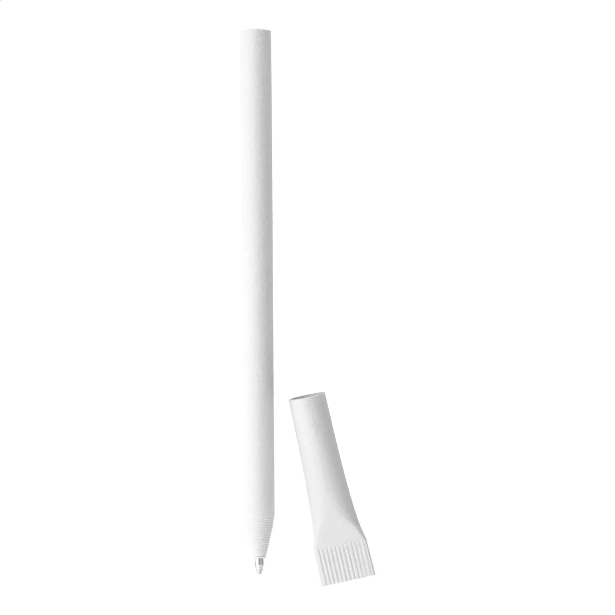 Recyclingpapier-Kugelschreiber - Papyrus - weiß (-01)