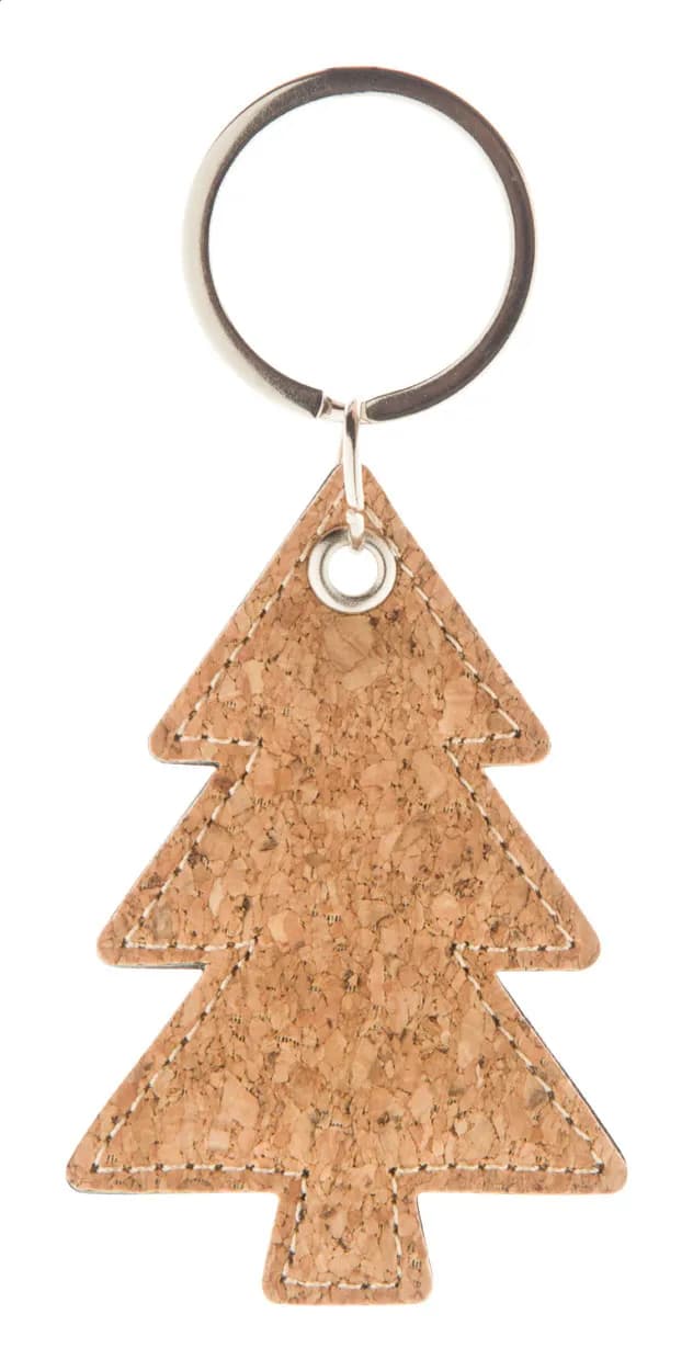 Schlüsselanhänger Weihnachtsbaum - Korkki - natur