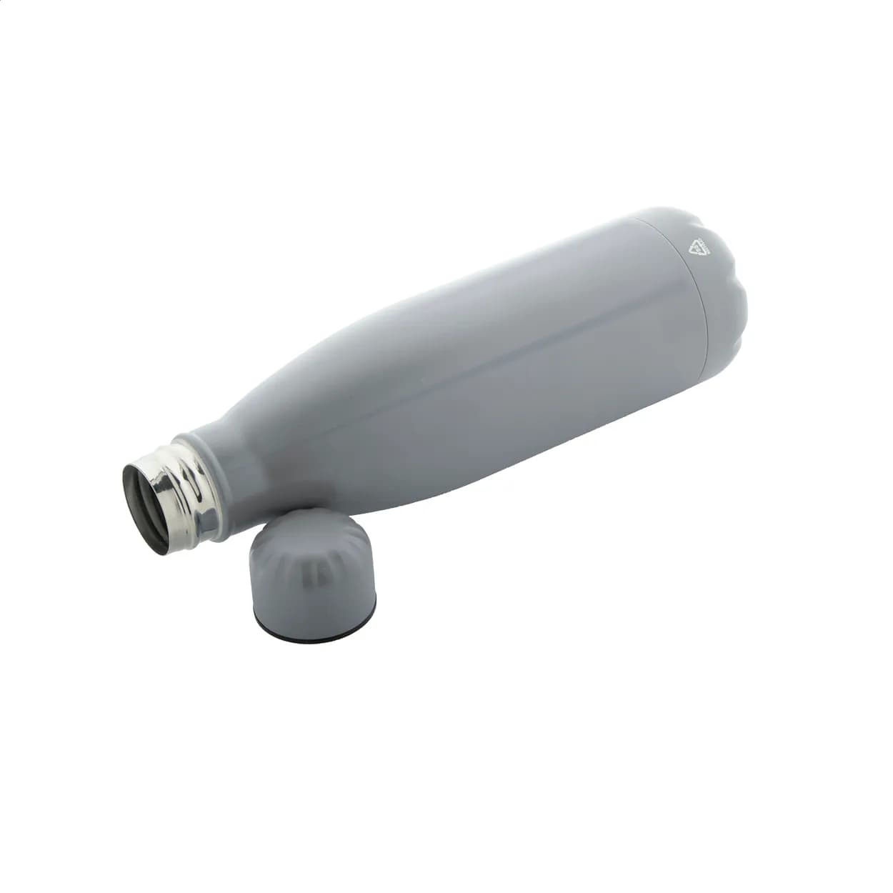 Flasche aus recyceltem Edelstahl - Refill - silber (-21)