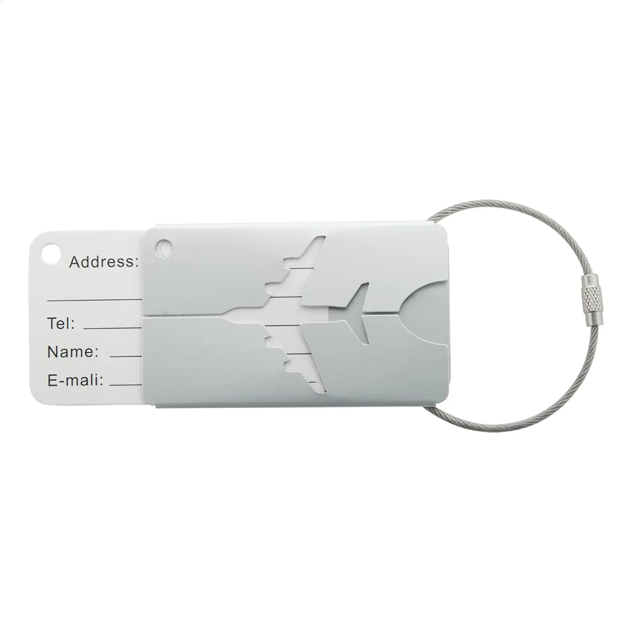 Kofferanhänger - Orlando - silber (-21)