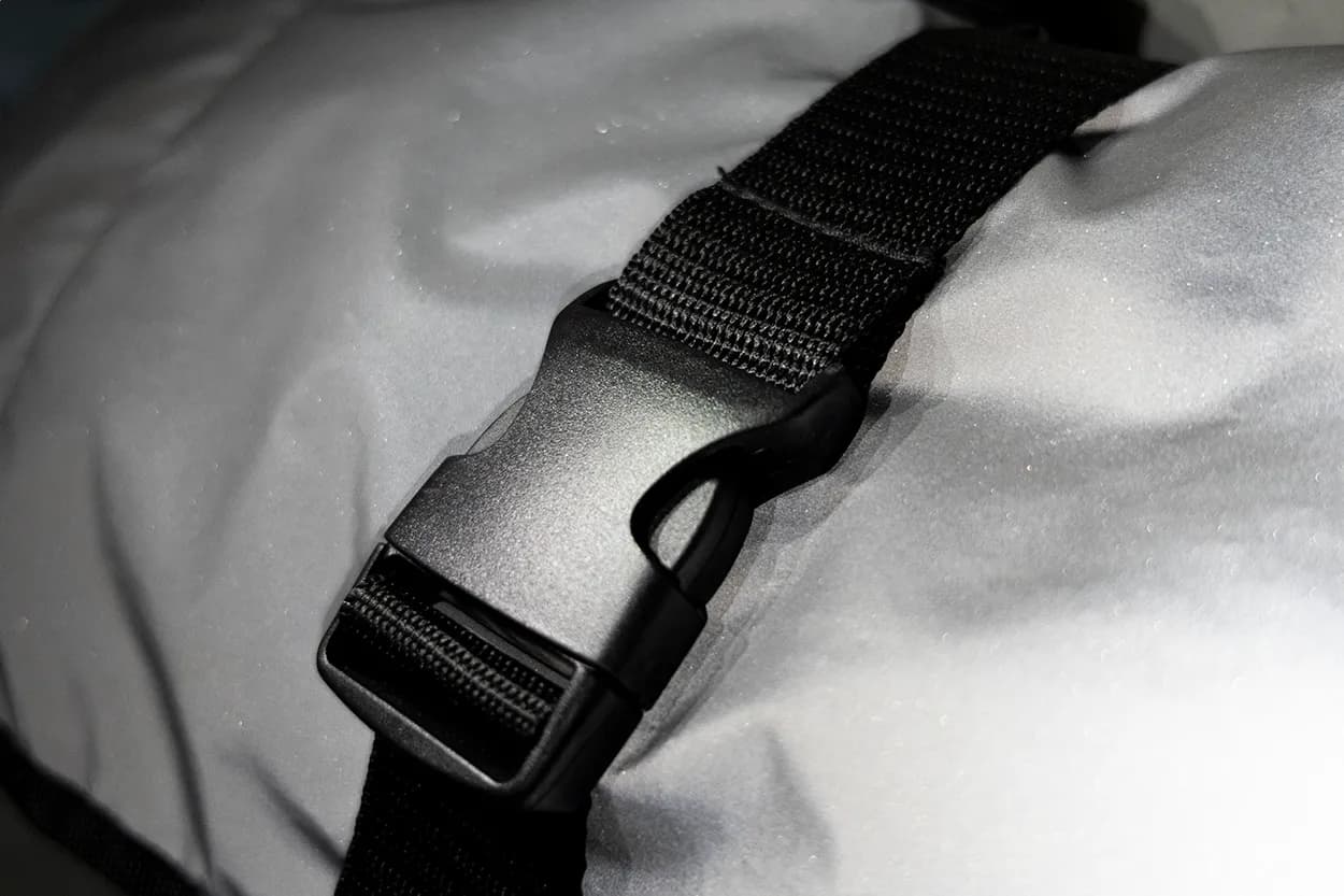 Reflektierender RPET Rucksack - Lumiroll - silber