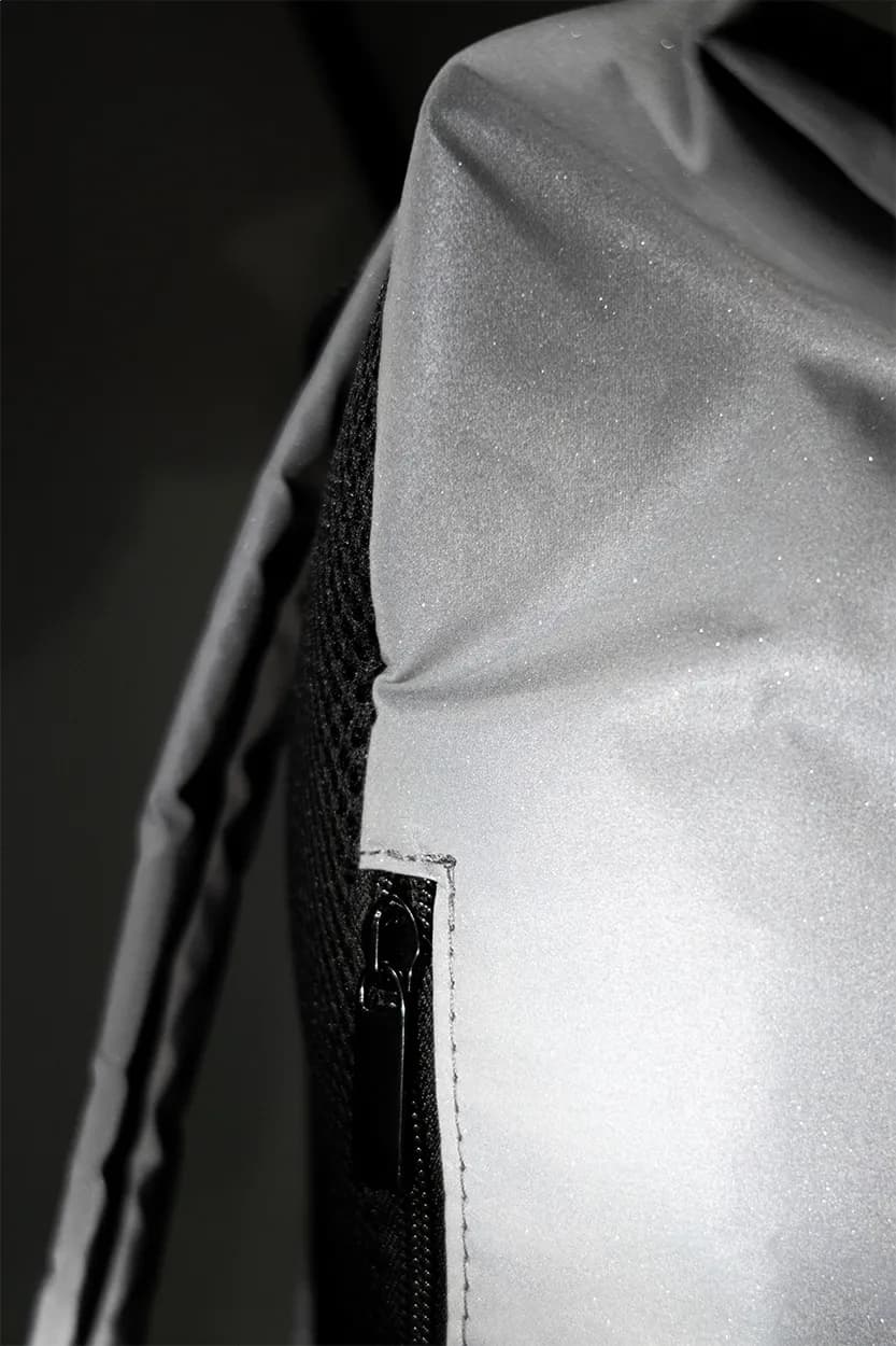 Reflektierender RPET Rucksack - Lumiroll - silber