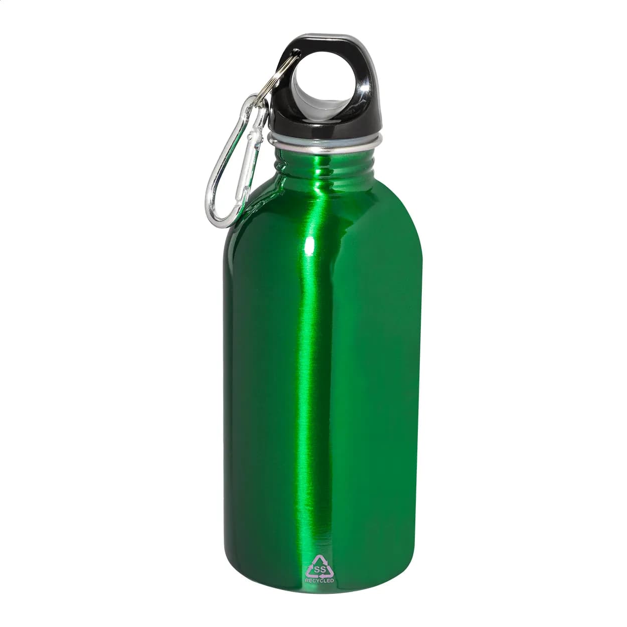 Flasche aus recyceltem Edelstahl - Ressuto - grün (-07)