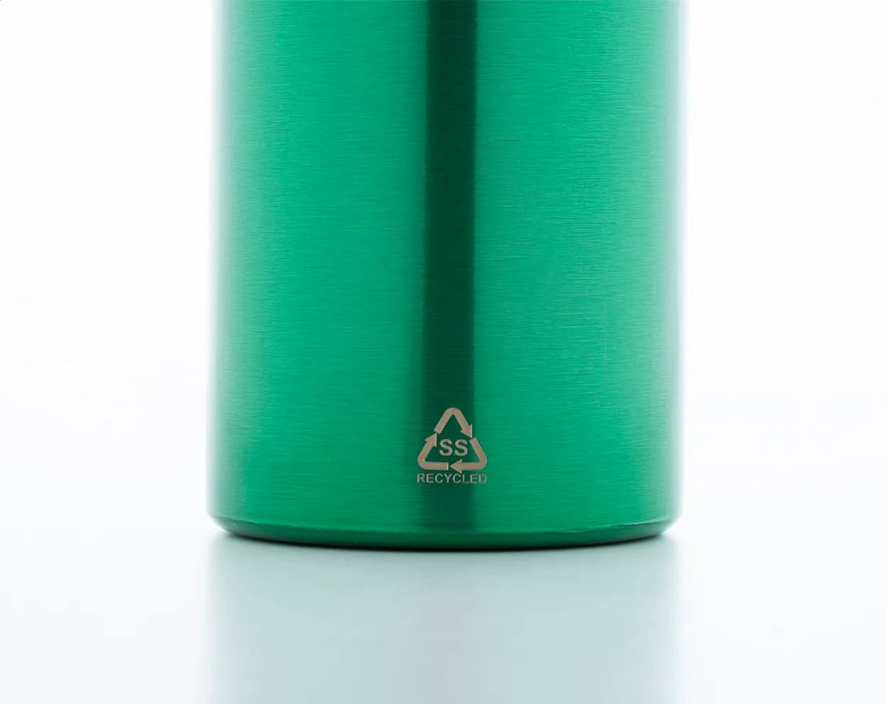 Flasche aus recyceltem Edelstahl - Ressuto XL - grün (-07)