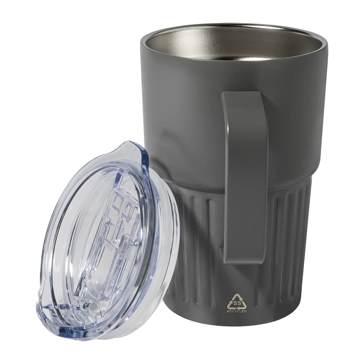 Thermobecher - Streaky Grab - dunkelgrau (-80)