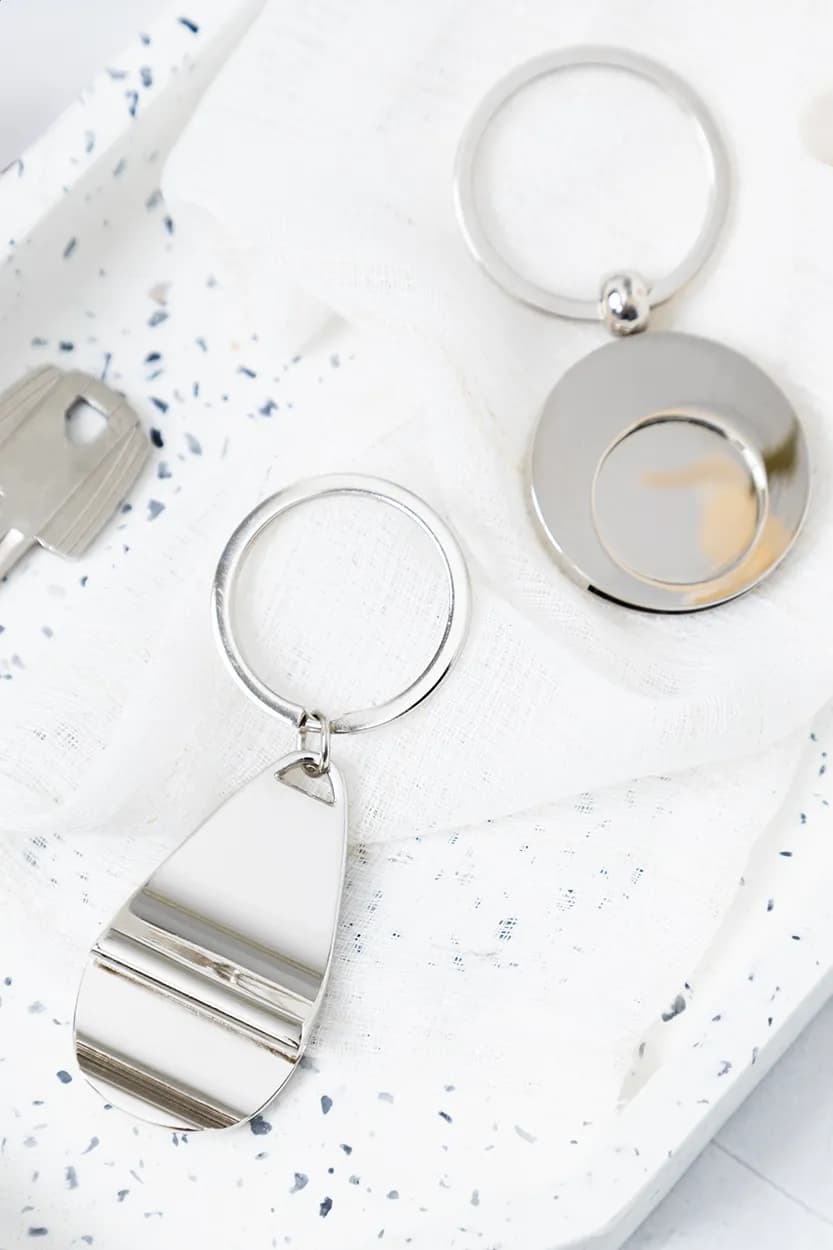 Flaschenöffner/Schlüsselanhänger - Kapka - silber