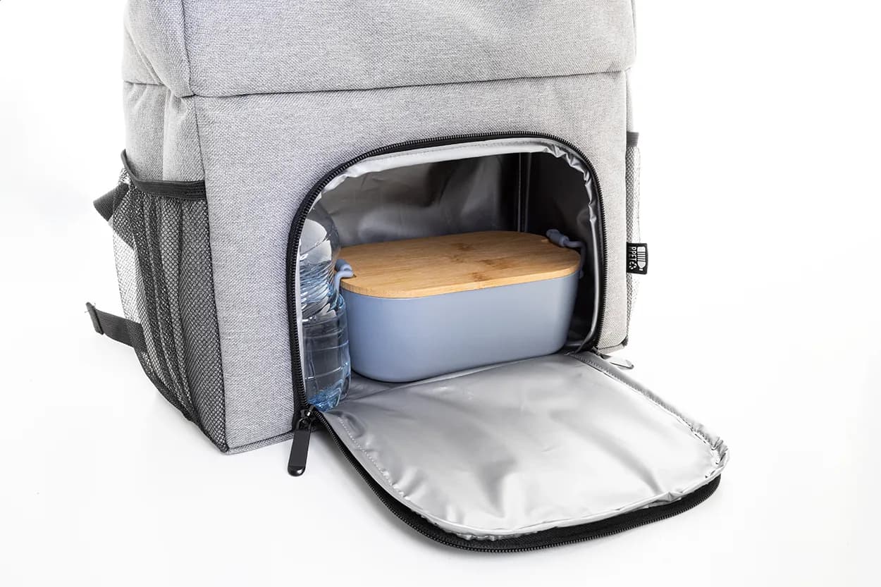RPET-Kühlrucksack - Chilltop - grau (-77)