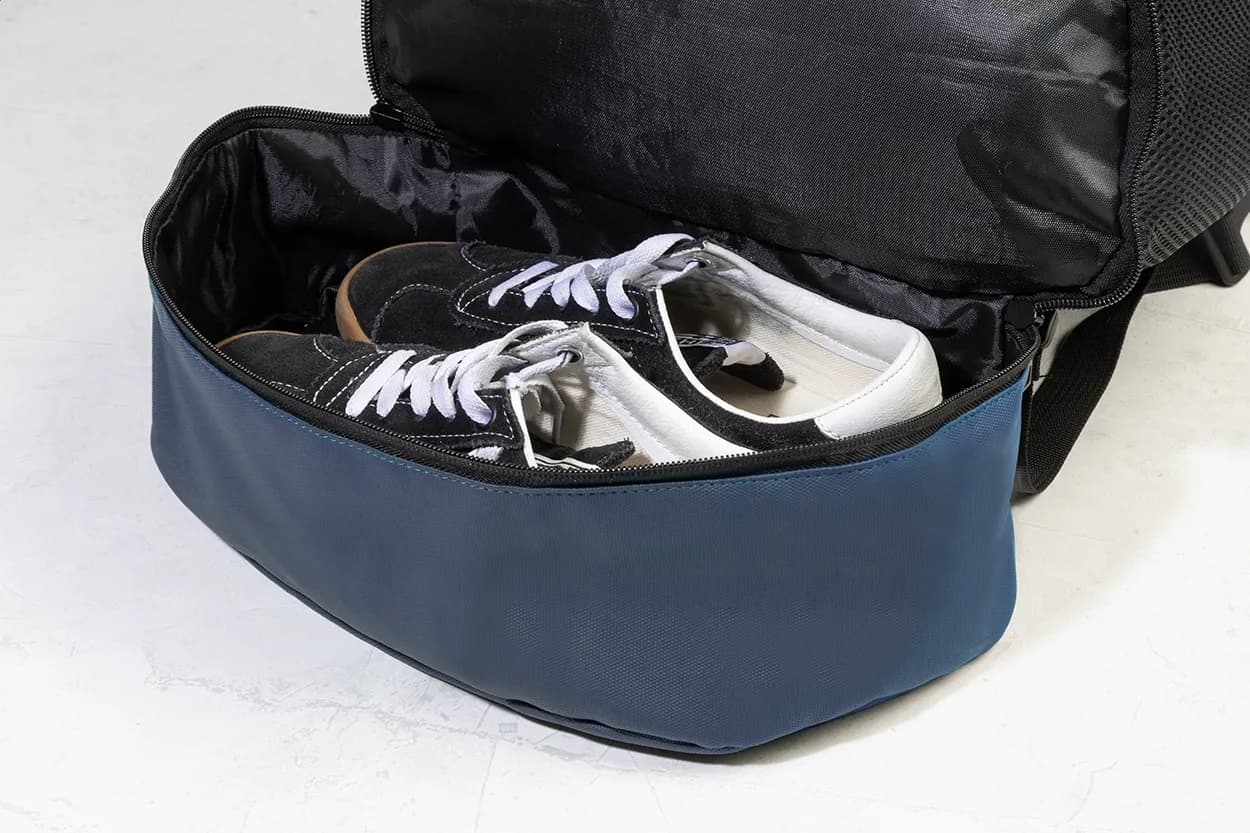 RPET drawstring bag - Duodraw - blau (-06)