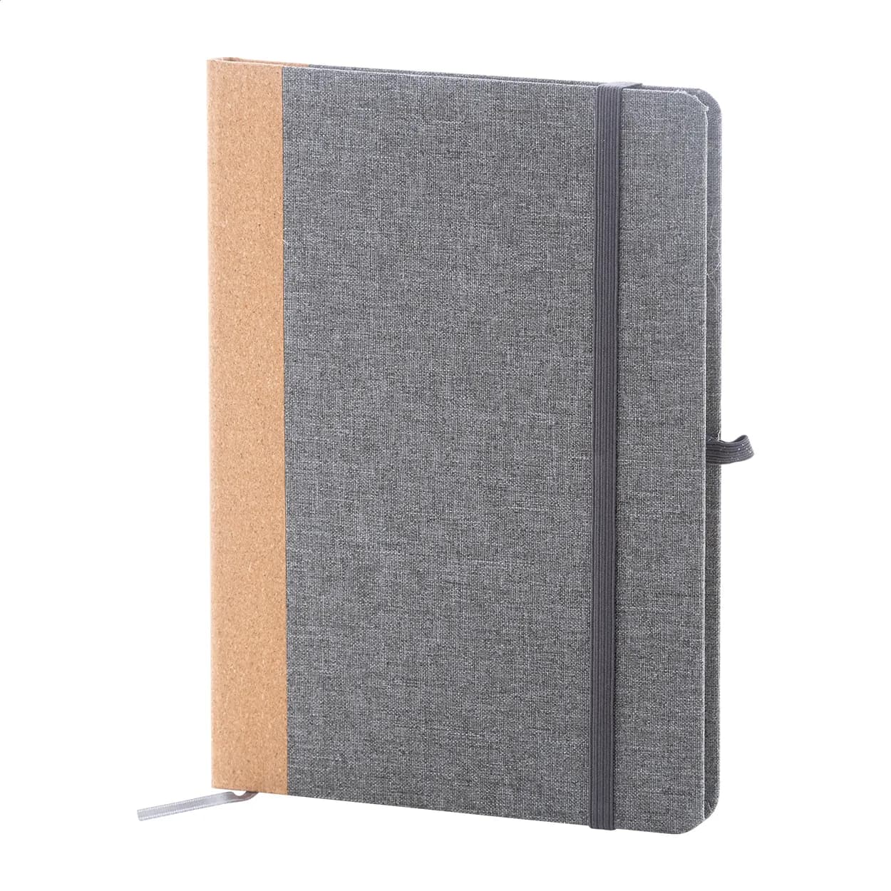 Notizbuch aus RPET - Coppet - grau (-77)