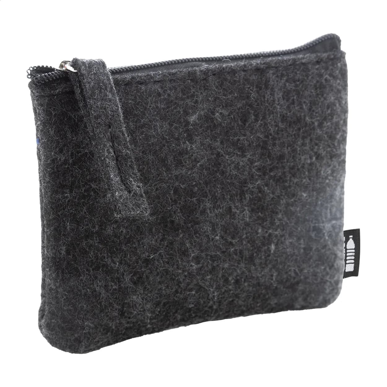 Geldbörse aus RPET-Filz - Refelt Money - dunkelgrau (-80)