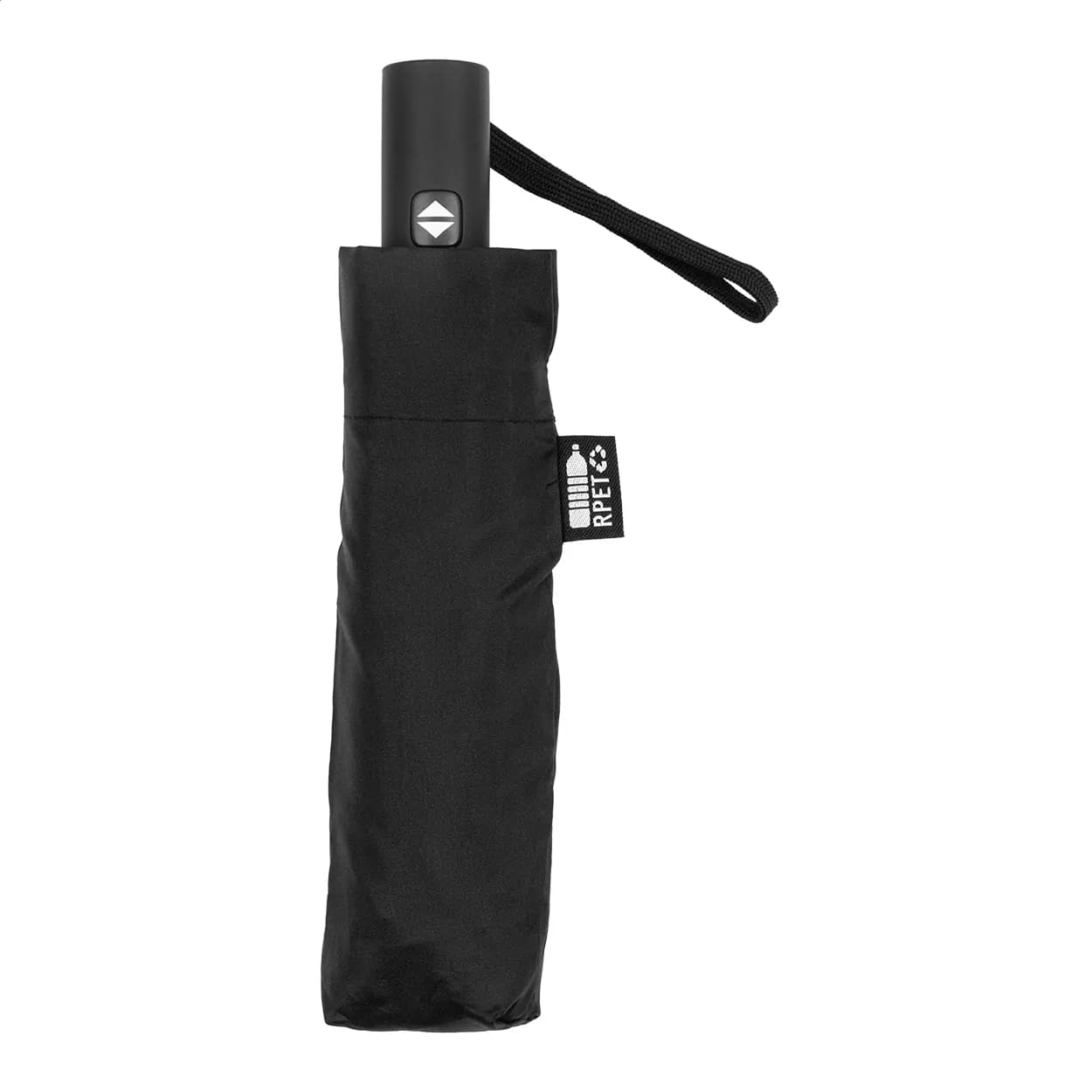 RPET Taschenschirm - Floccus - schwarz (-10)