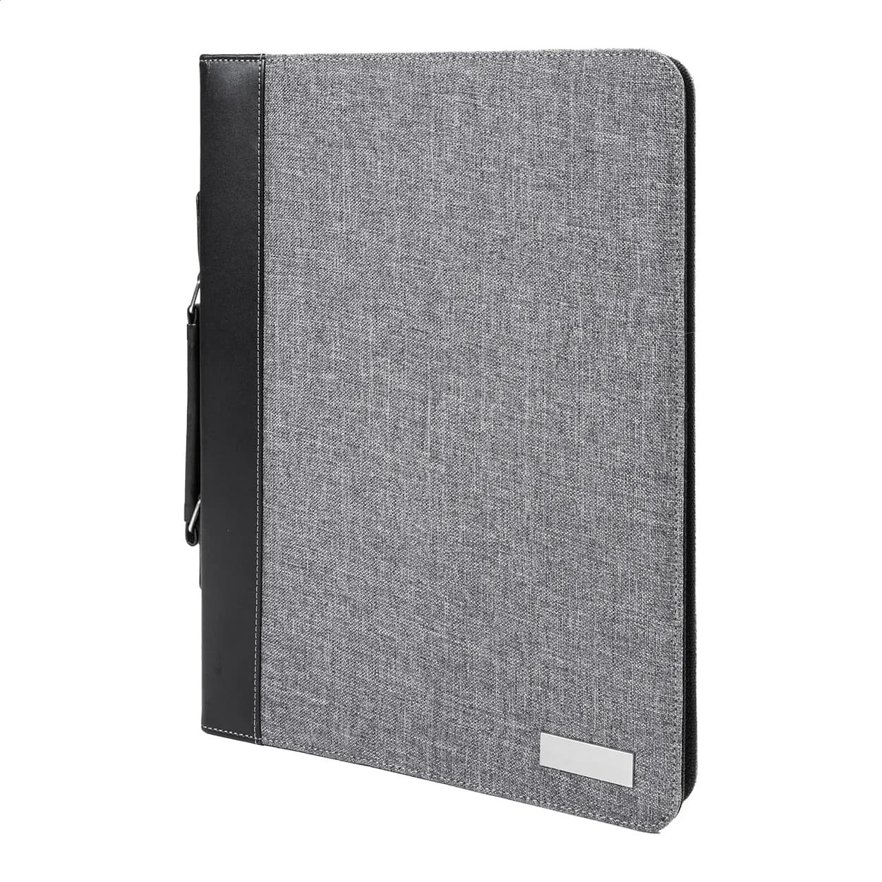 Dokumentenmappe - Smokey Zip - grau