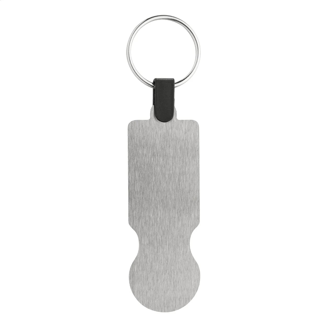 Einkaufswagen-Chip/Schlüsselanhänger - SteelCart - silber