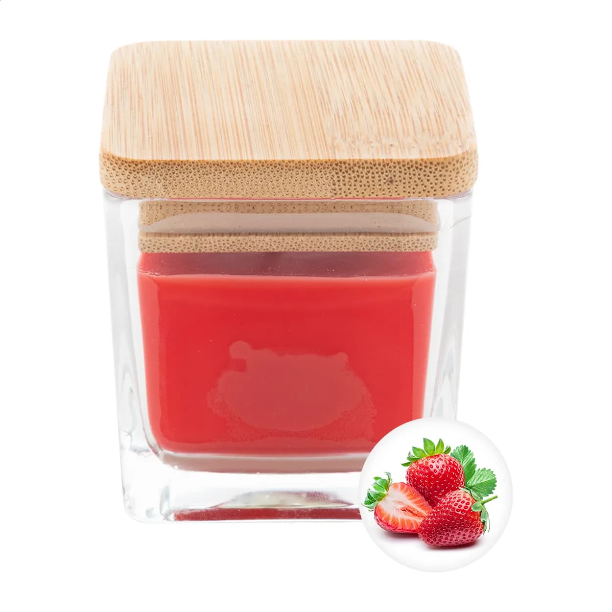 Kerze, Vanille - Cubama - rot (-05)