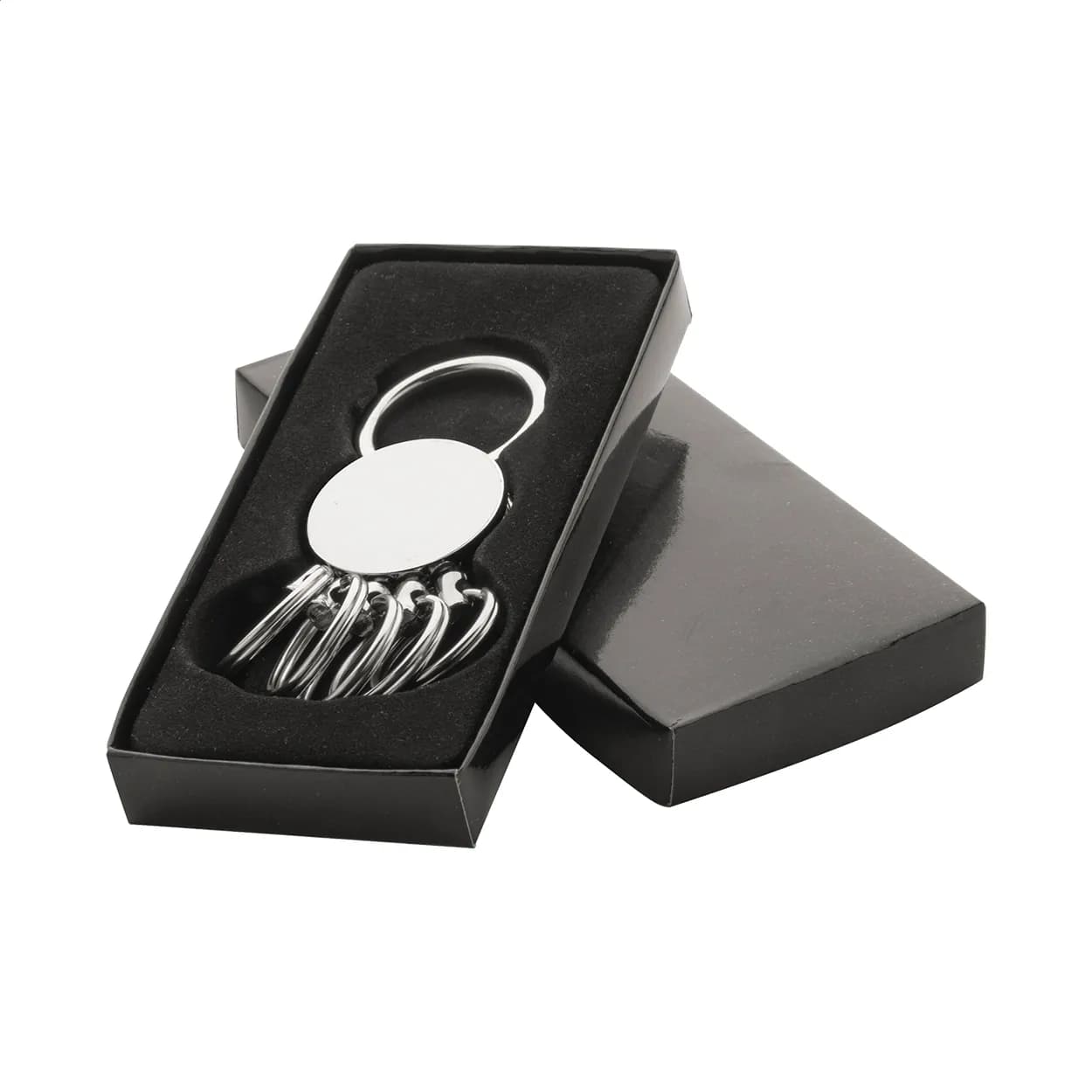 Schlüsselanhänger - Cinco - silber