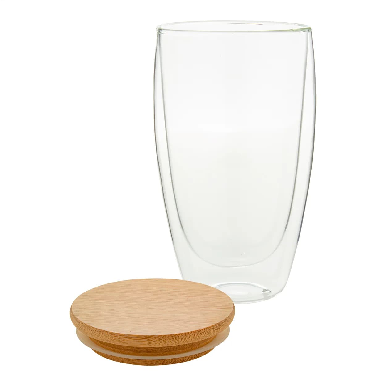 Glas-Thermobecher - Bondina L - transparent