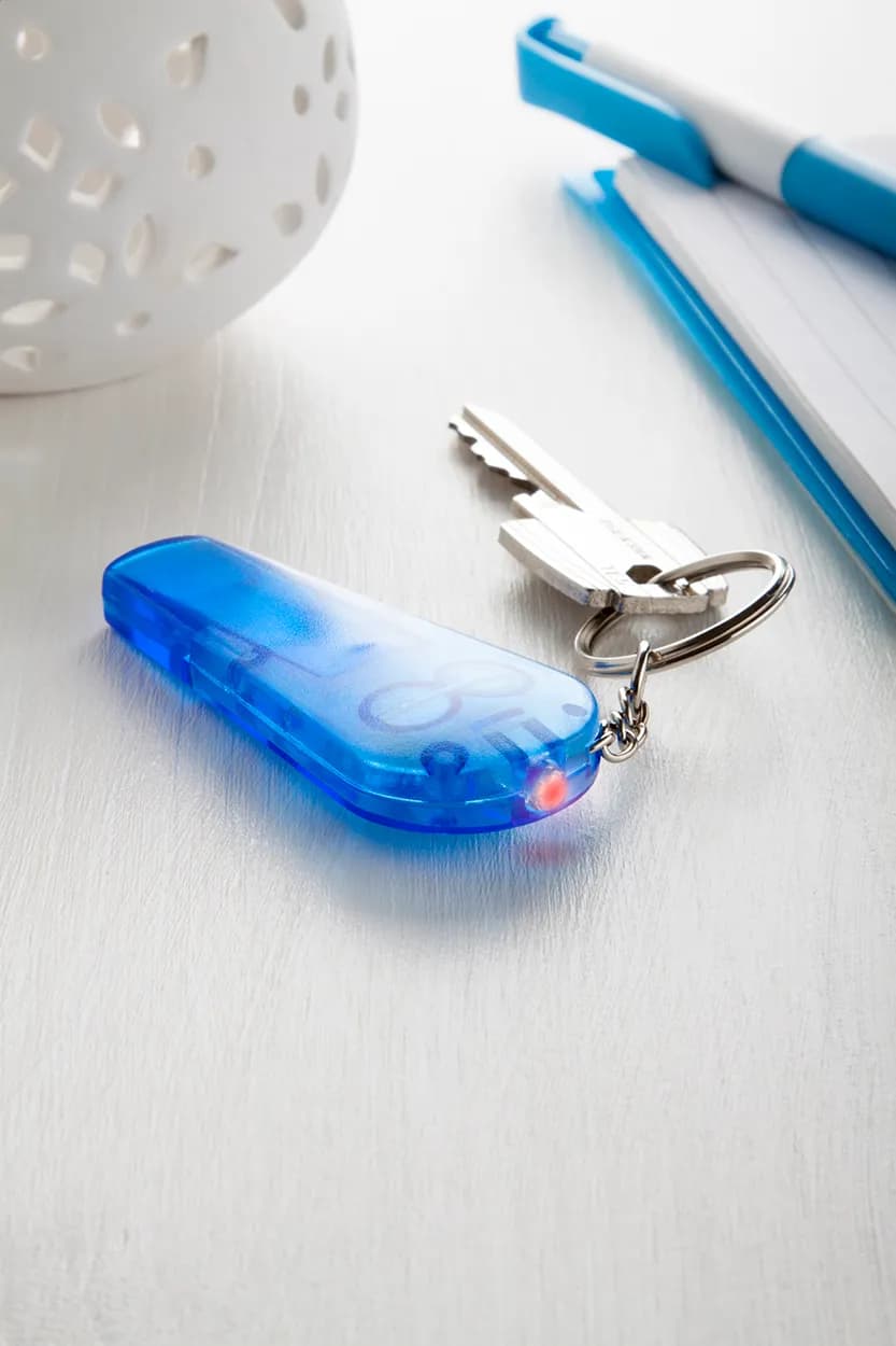 Schlüsselanhänger mit Pfeife - Coach - blau (-06)