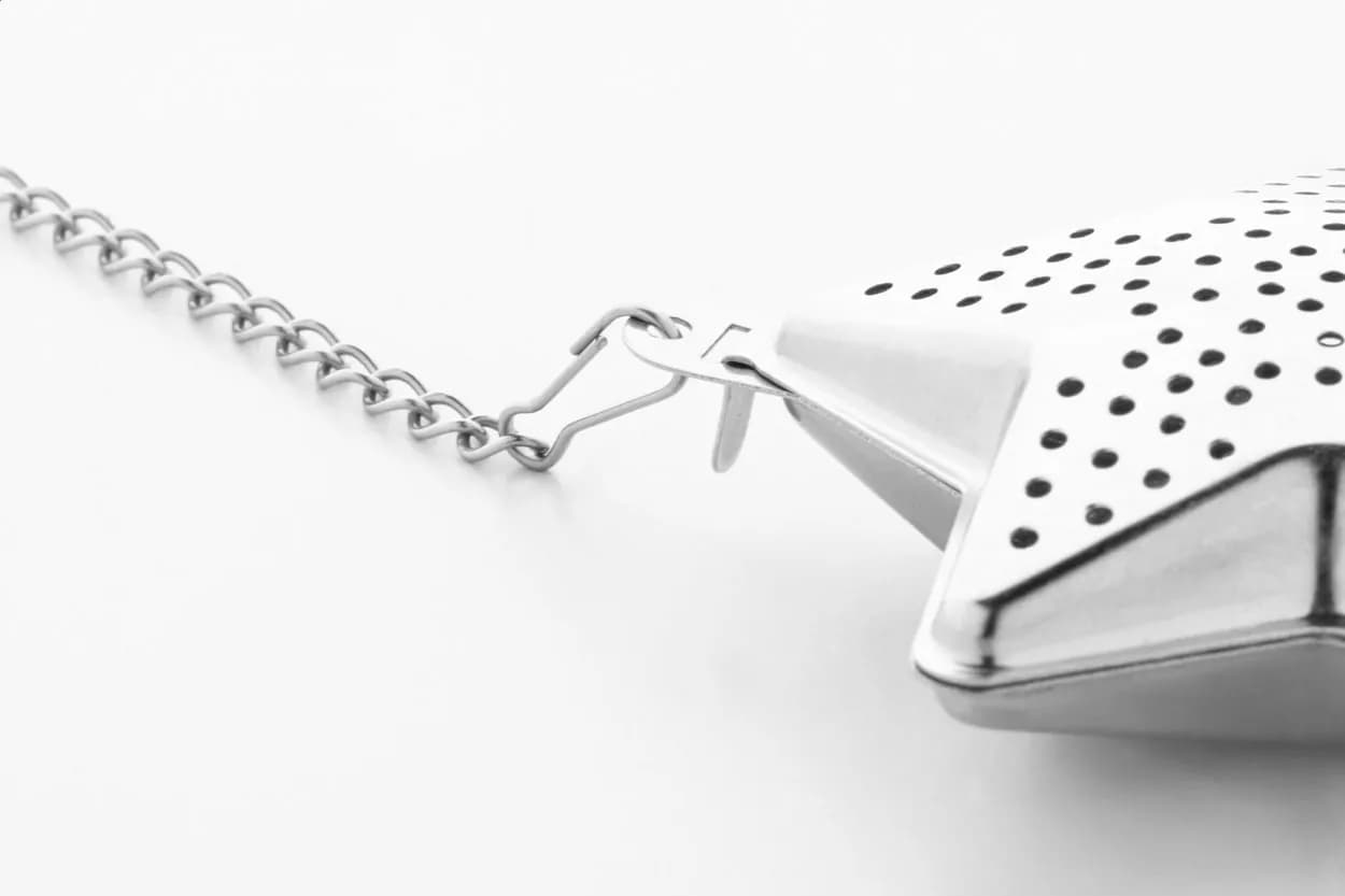 Weihnachts-Teeei, Stern - Suodatee - silber (-A)