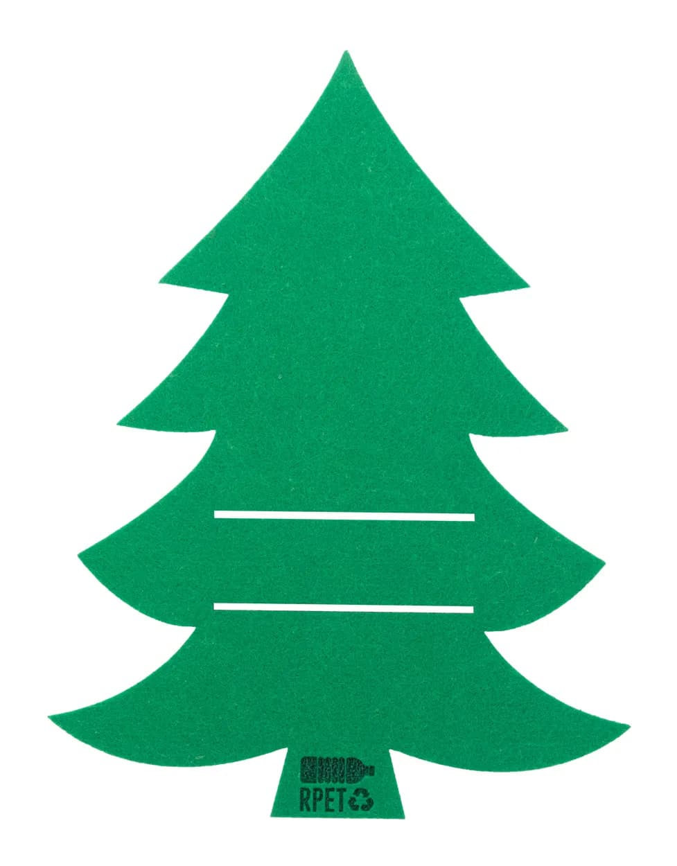 RPET Weihnachts-Besteckhalter-Set - Tonsvik - grün (-07)