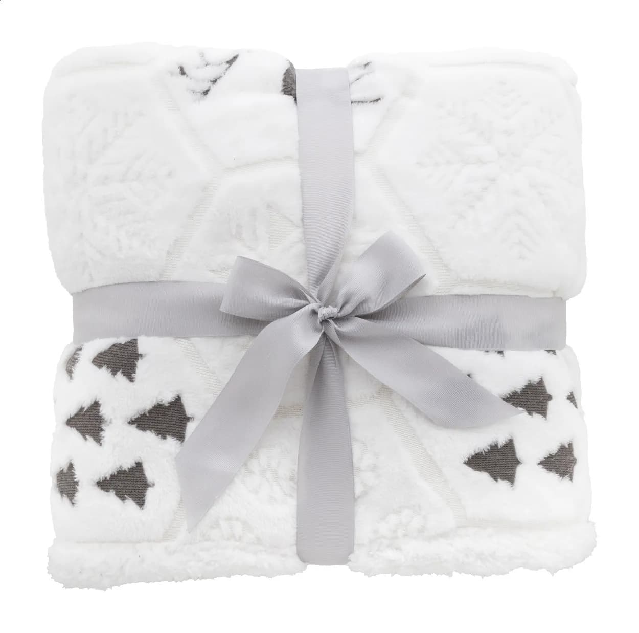 Weihnachtsdecke, RPET - Arsunda - grau (-77)