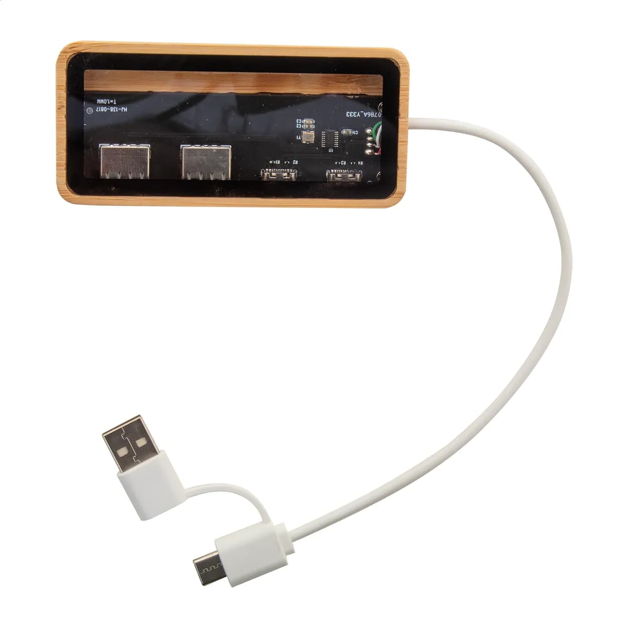 Transparenter USB-Hub - SeeHub - natur