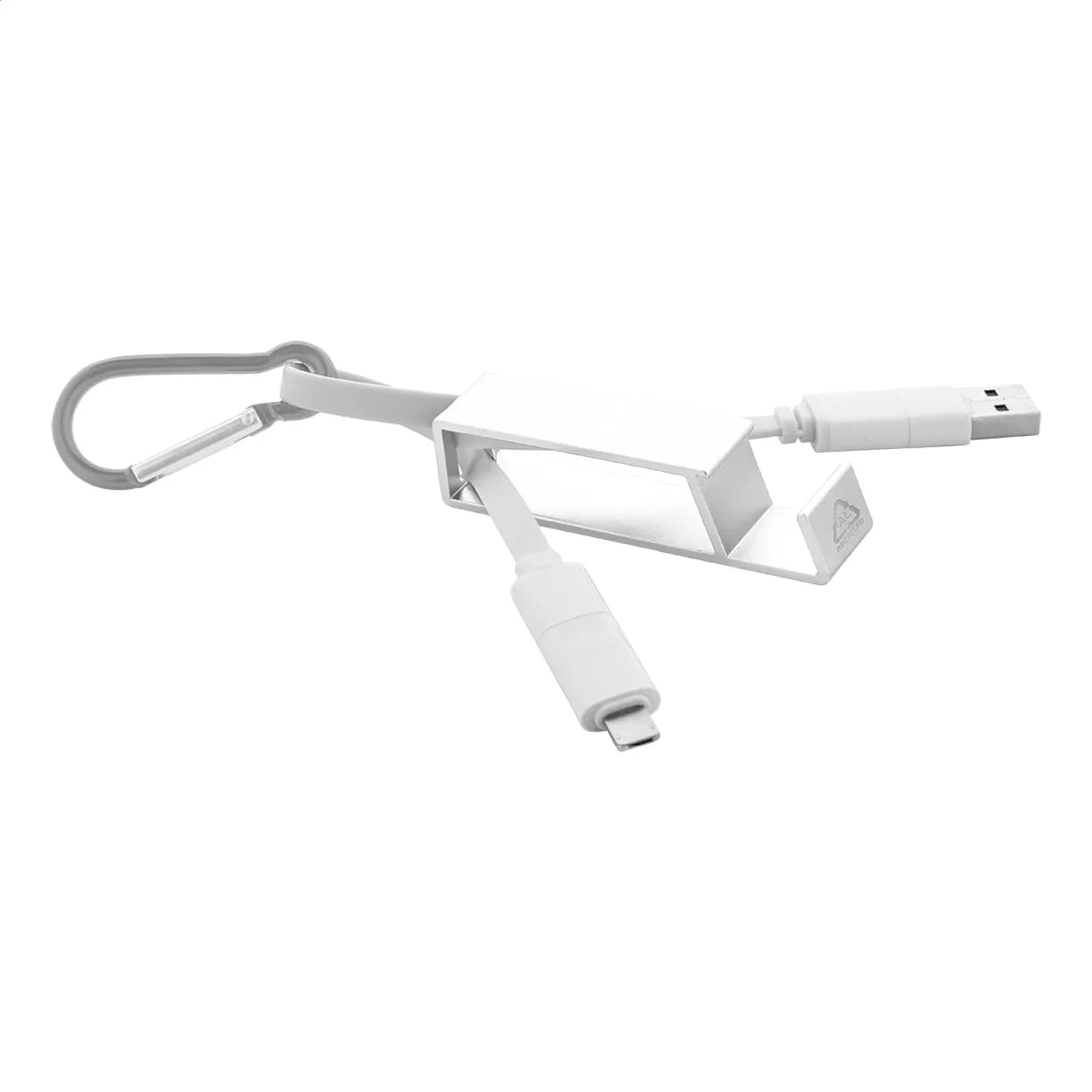 USB-Ladekabel - Cappy - silber (-21)