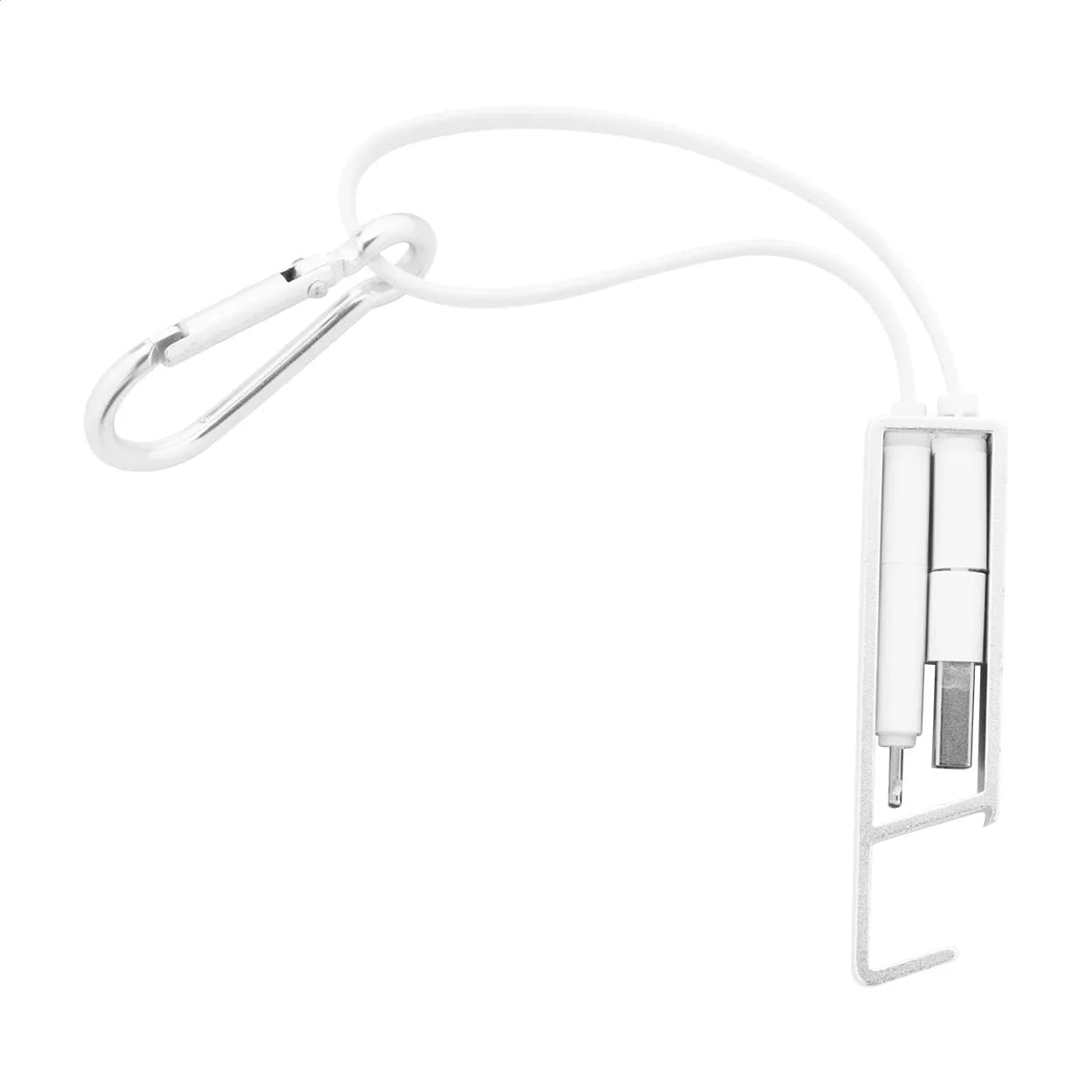 USB-Ladekabel - Cappy - silber (-21)